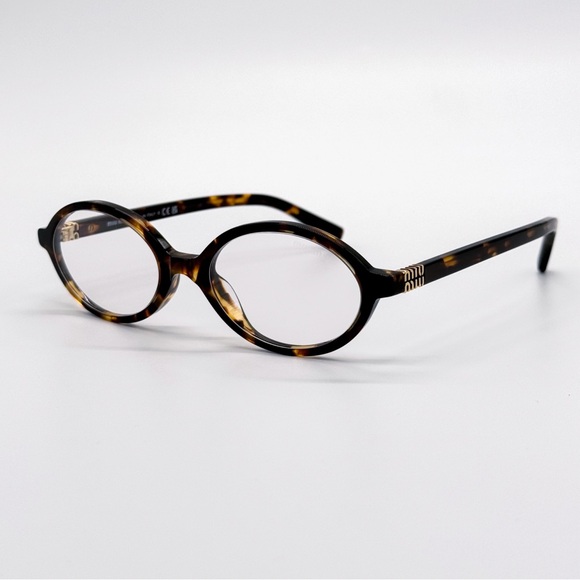 NEW MU04ZS VAU08N WOMEN ROUND EYEGLASSES MIU MIU MU04ZSF VAU08N NEW SMU 04Z - Picture 4 of 13